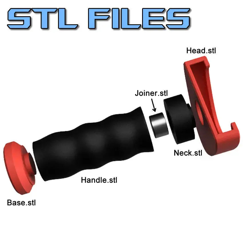 STL FILE - Komodo Dildo Handle E-Stim Emporium Downloads