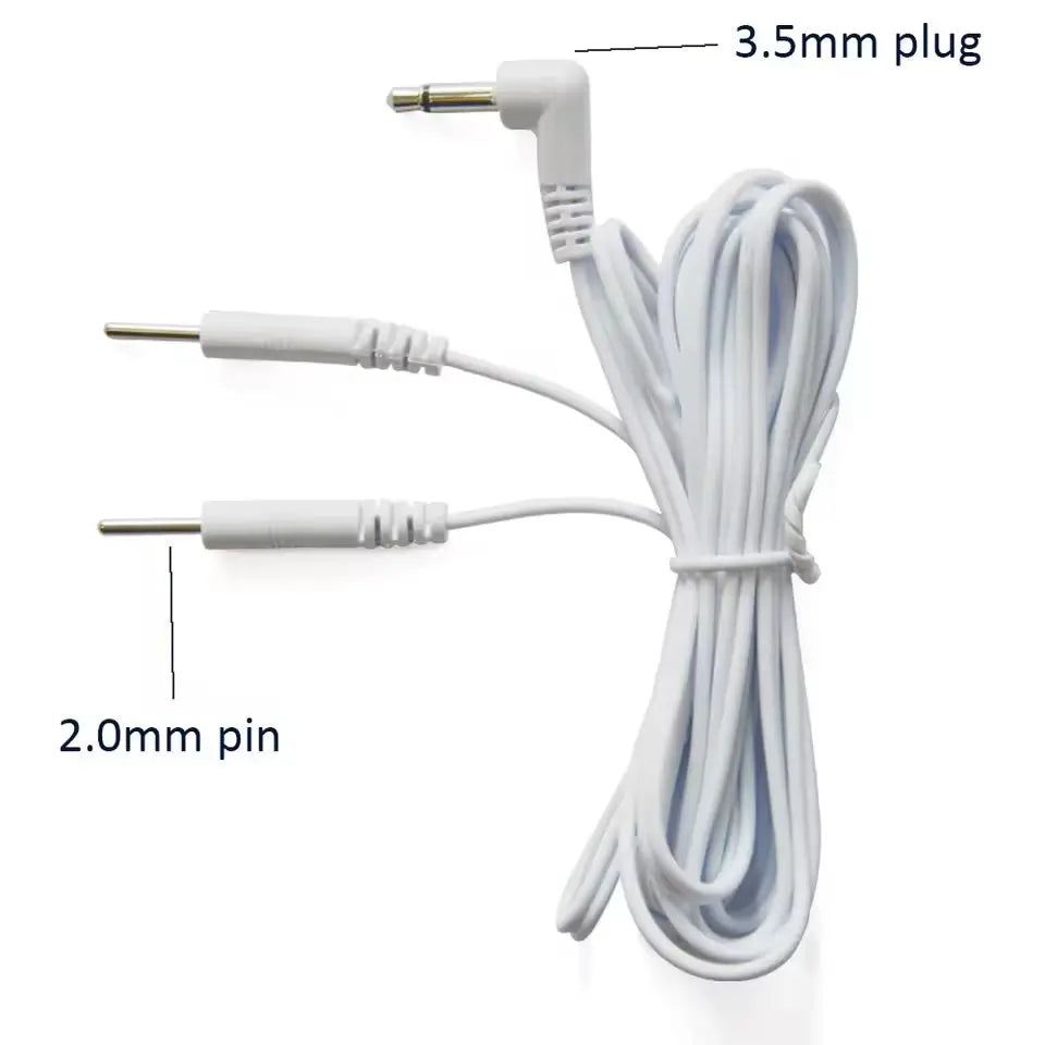 Short 2mm Cable E-Stim Emporium Cables & Adaptors